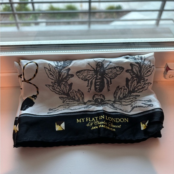 Brighton My Flat in London Silk Scarf. - Picture 2 of 3